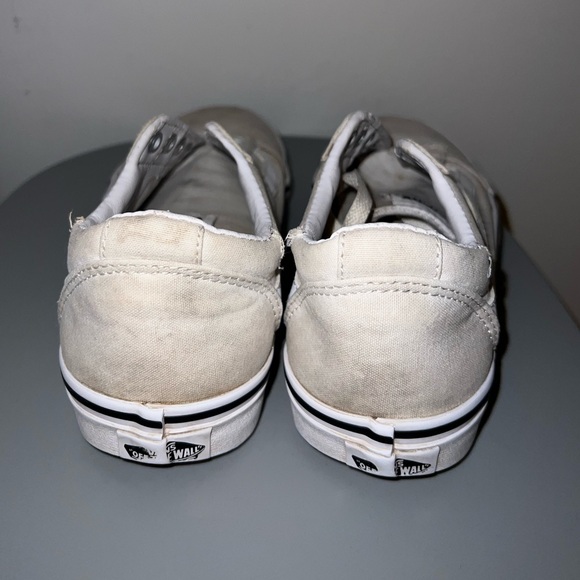 White Old Skool Vans - Picture 3 of 3